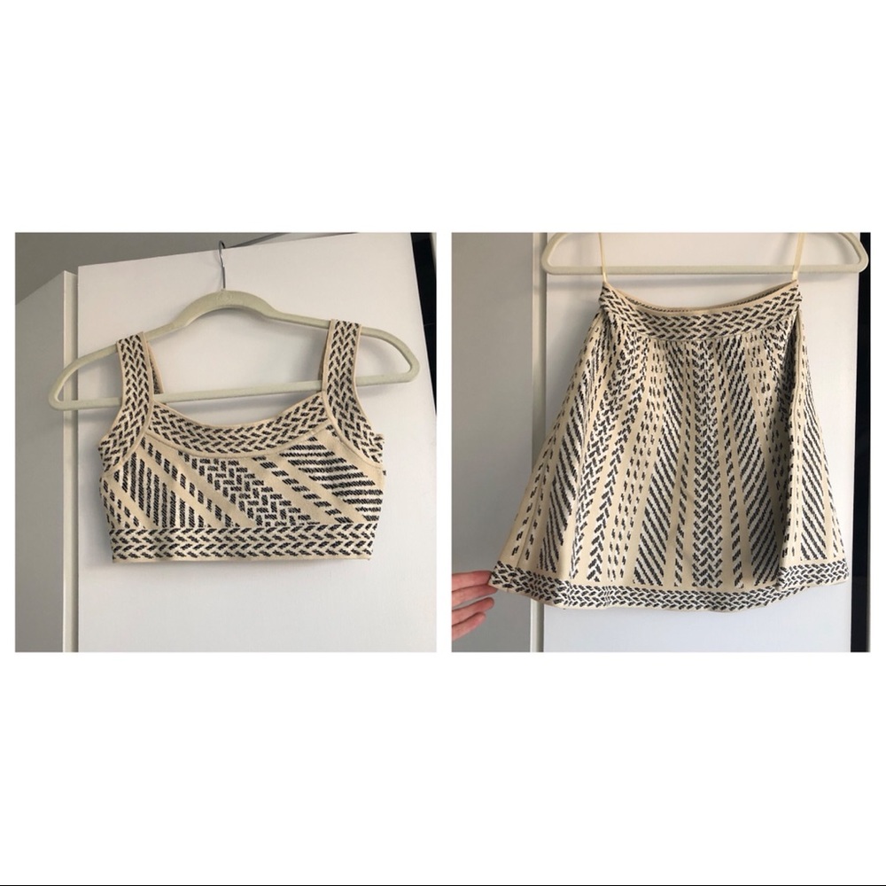 BCBGMAXAZRIA printed set XS